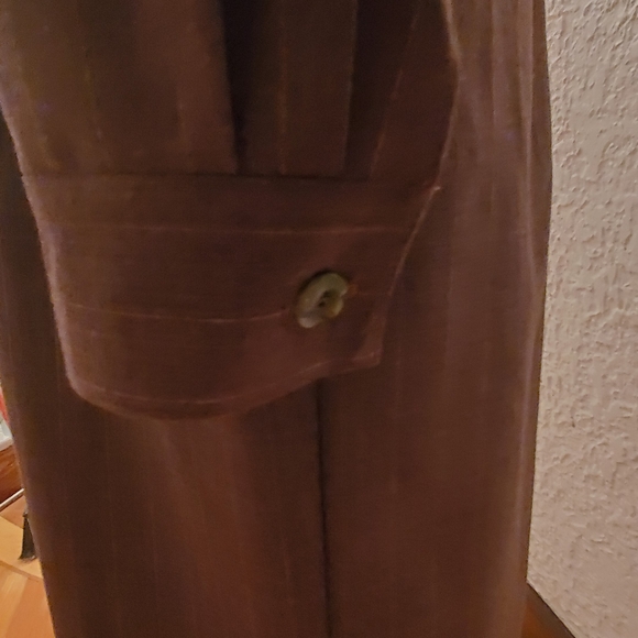 Sophisticated Long Sleeve Brown Dress - Picture 11 of 11